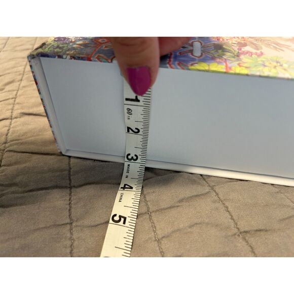 Johnny Was Floral Magnetic Closure Slim Multicolor Gift Box and Nylon Gift Bag - Picture 9 of 9